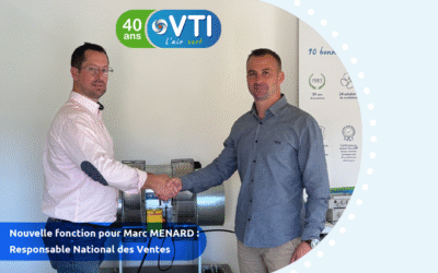 Nouvelle étape dans le parcours de Marc MENARD : Responsable des Ventes chez VTI !