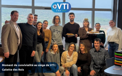 Moment de convivialité au siège de VTI